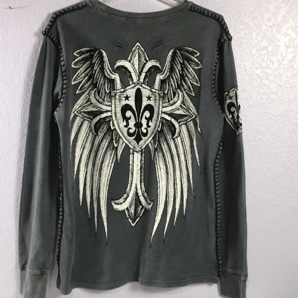 Other - XTREME Couture long sleeve cross graphic shirt L